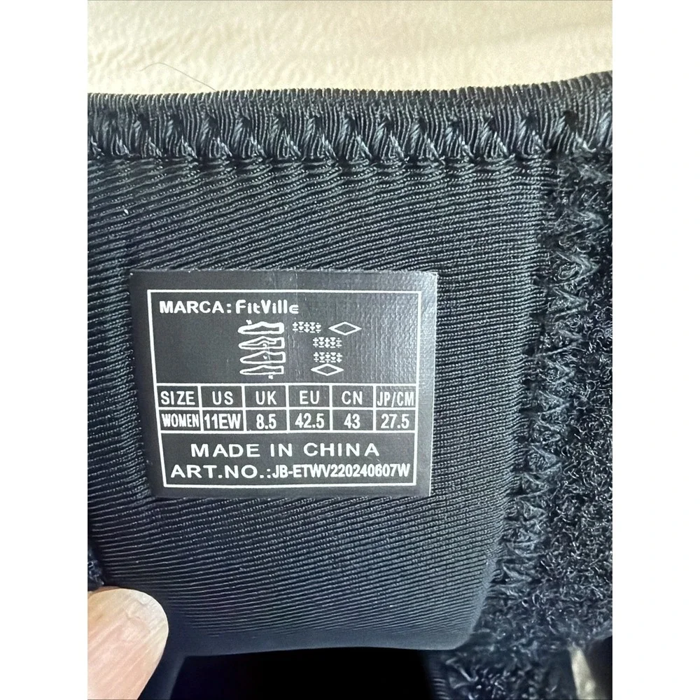 FitVille Diabetic  Men Extra Wide Slip-On Shoes Swollen Feet Pain Relief 11 EW